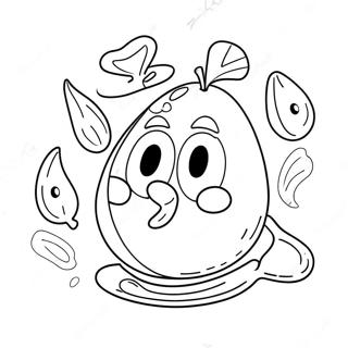 Telur Hijau Dan Ham Yang Ceria Halaman Mewarna 80467-22405