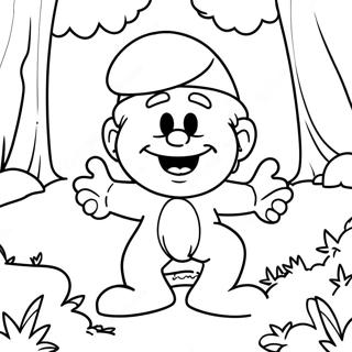 Smurf Halaman Mewarna
