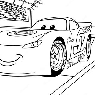 Lightning Mcqueen Halaman Mewarna