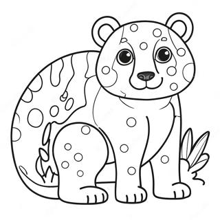 Gambar Mewarna Titik Haiwan 81367-23105