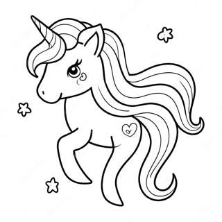 Puteri Duyung Unicorn Halaman Mewarna