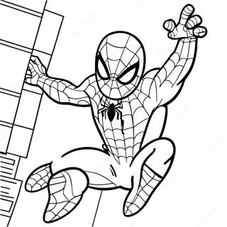 Spiderman Pulang Halaman Mewarna