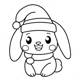 Krismas Sanrio Halaman Mewarna
