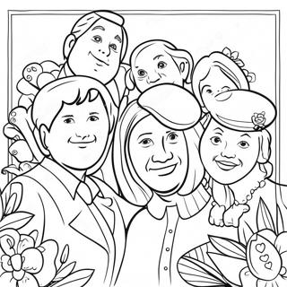 Halaman Mewarna Keluarga Tom Dubois 82293-23859