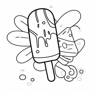 Halaman Mewarna Ais Krim Pelangi 82472 23994