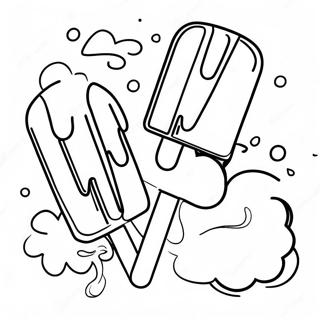 Halaman Mewarna Ais Krim Pelangi 82472 23995