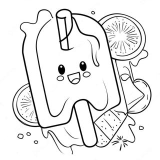 Halaman Mewarna Ais Krim Musim Panas 82473 23997