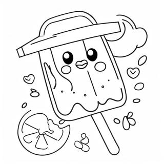 Halaman Mewarna Ais Krim Musim Panas 82473 23998