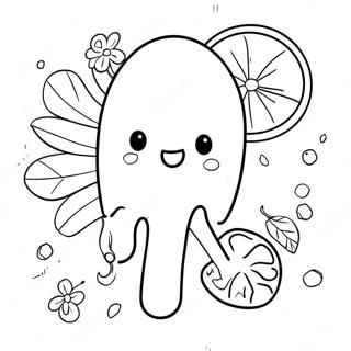 Halaman Mewarna Ais Krim Musim Panas 82473-23999