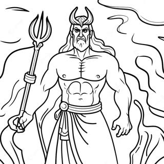 Dewa Yunani Halaman Mewarna