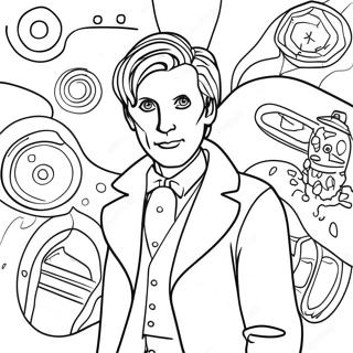 Halaman Mewarna Dr Who Yang Mengembara 82700-24168