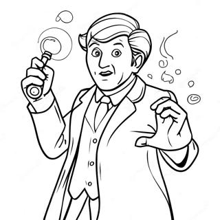 Halaman Mewarna Dr Who Dalam Aksi 82702-24173