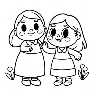 Matilda Dan Cik Honey Halaman Mewarna 83269-24618