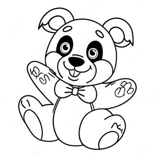 Halaman Mewarna Paws Pandy Dalam Pose Bermain 85007 26057