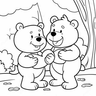 Halaman Mewarna Beruang Berenstain 85031-26070