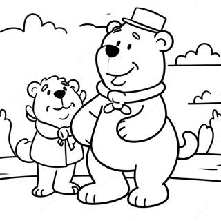 Halaman Mewarna Beruang Berenstain 85031-26071