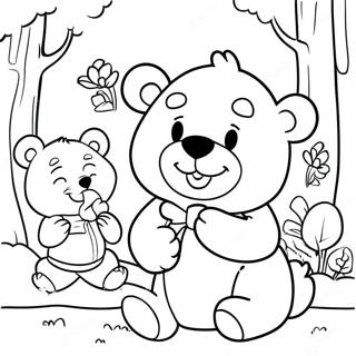 Halaman Mewarna Beruang Berenstain 85031-26072