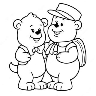 Halaman Mewarna Beruang Berenstain Yang Adventurous 85032-26073