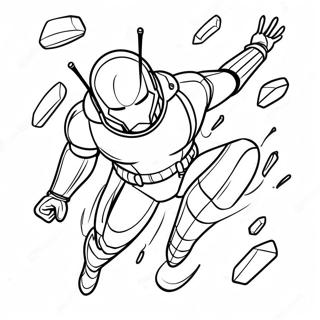 Halaman Mewarna Ant Man Mengecil 85392-26360