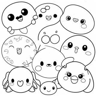 Halaman Mewarna Muka Haiwan Comel Dalam Bulatan 85546-26478