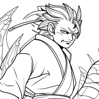 Halaman Mewarna Rengoku 85723 26607