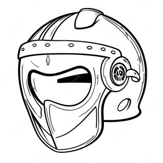 Halaman Mewarna Helm Raiders 86161-26957