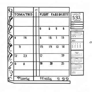 Kalendar Halaman Mewarna