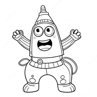Yo Gabba Gabba Halaman Mewarna