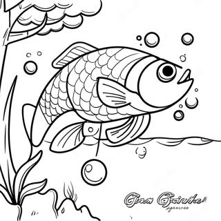Tangkap Besar Pemandangan Memancing Halaman Mewarna 87211-27776