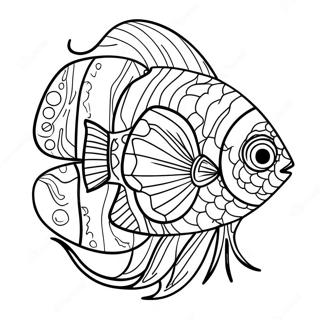 Ikan Tropika Berwarna Warni Halaman Mewarna 87212-27777