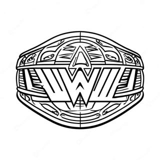 Halaman Mewarna Pertandingan Kejuaraan Wwe 87261 27811