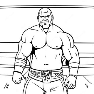 Halaman Mewarna Pertandingan Kejuaraan Wwe 87261 27812