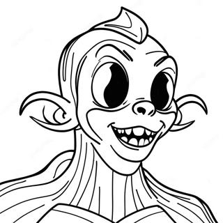 Halaman Mewarna Makhluk Menyeramkan Goosebumps 87852-28455