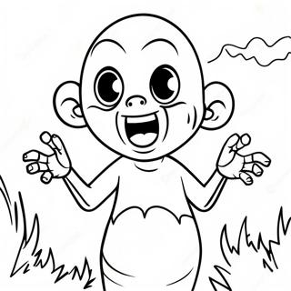 Halaman Mewarna Figura Hantu Goosebumps 87853-28279