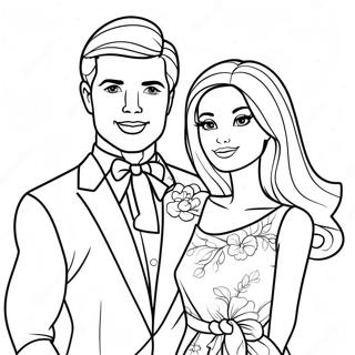 Laman Mewarna Barbie Dan Ken Bergaya 87980 28546