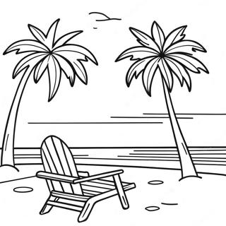 Halaman Mewarna Pemandangan Pantai Puerto Rico Yang Berwarna Warni 88545-28982