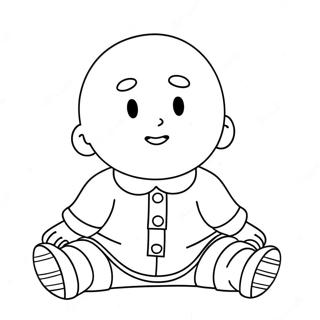 Caillou Halaman Mewarna