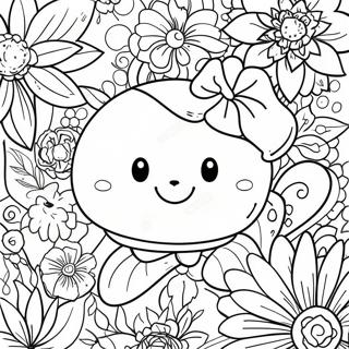 Halaman Mewarna Hello Yang Gembira 89035 29362