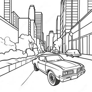 Halaman Mewarna Pemandangan Bandar Gta 89422 29661