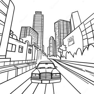 Halaman Mewarna Pemandangan Bandar Gta 89422 29664