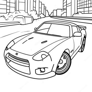 Halaman Mewarna Perlumbaan Kenderaan Gta 89423 29667