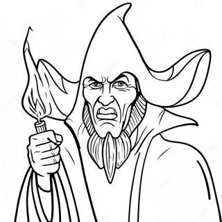 Halaman Mewarna Ahli Sihir Jahat 90765-30706