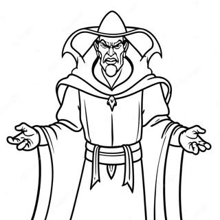 Halaman Mewarna Ahli Sihir Jahat 90765-30707