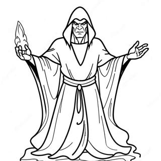 Halaman Mewarna Ahli Sihir Jahat 90765-30708