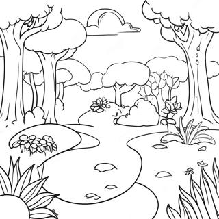 Halaman Mewarna Pengembaraan Berwarna Warni Garten Of Banban 5 91174-31088