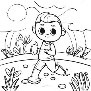 Halaman Mewarna Watak Menarik Garten Of Banban 6 91355-31232