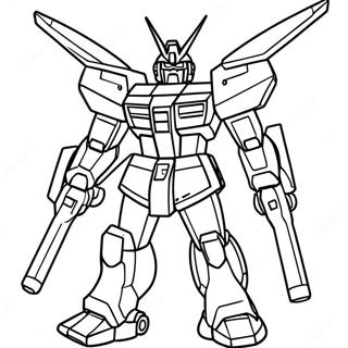 Halaman Mewarna Gundam 91379-31243