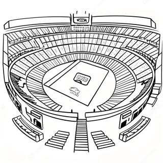 Halaman Mewarna Pemandangan Stadium Super Bowl 91459-31315