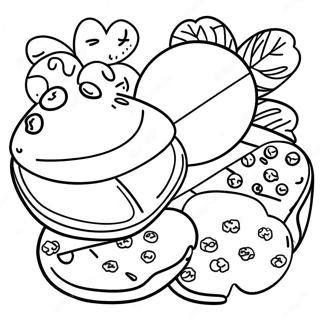 Halaman Mewarna Kue Pengakap Perempuan 92067-31784