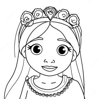 Halaman Mewarna Watak Menarik Moriah Elizabeth 92095-31814